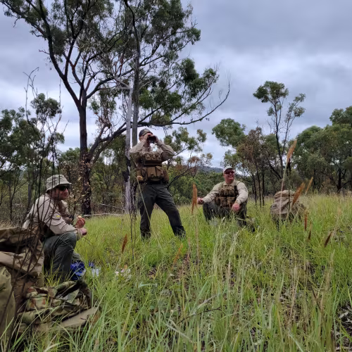 QRAT team members on training exercise