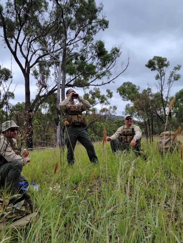QRAT team members on training exercise